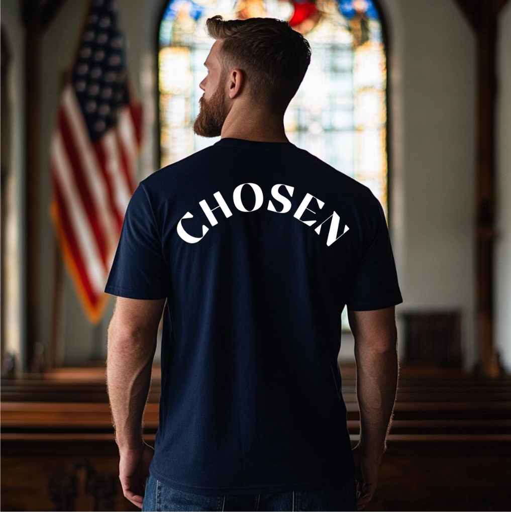 Chosen White Logo Unisex T-shirt
