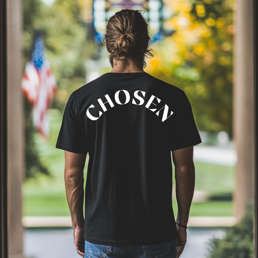 Chosen White Logo Unisex T-shirt