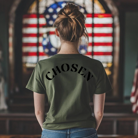 Chosen Black Logo Unisex T-shirt