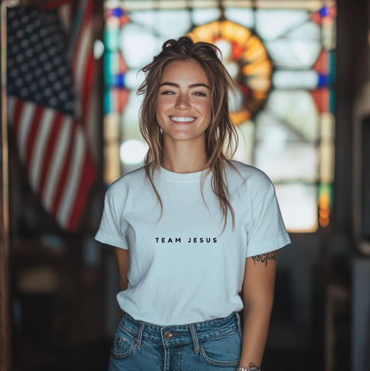 Team Jesus Black Logo Unisex T-shirt