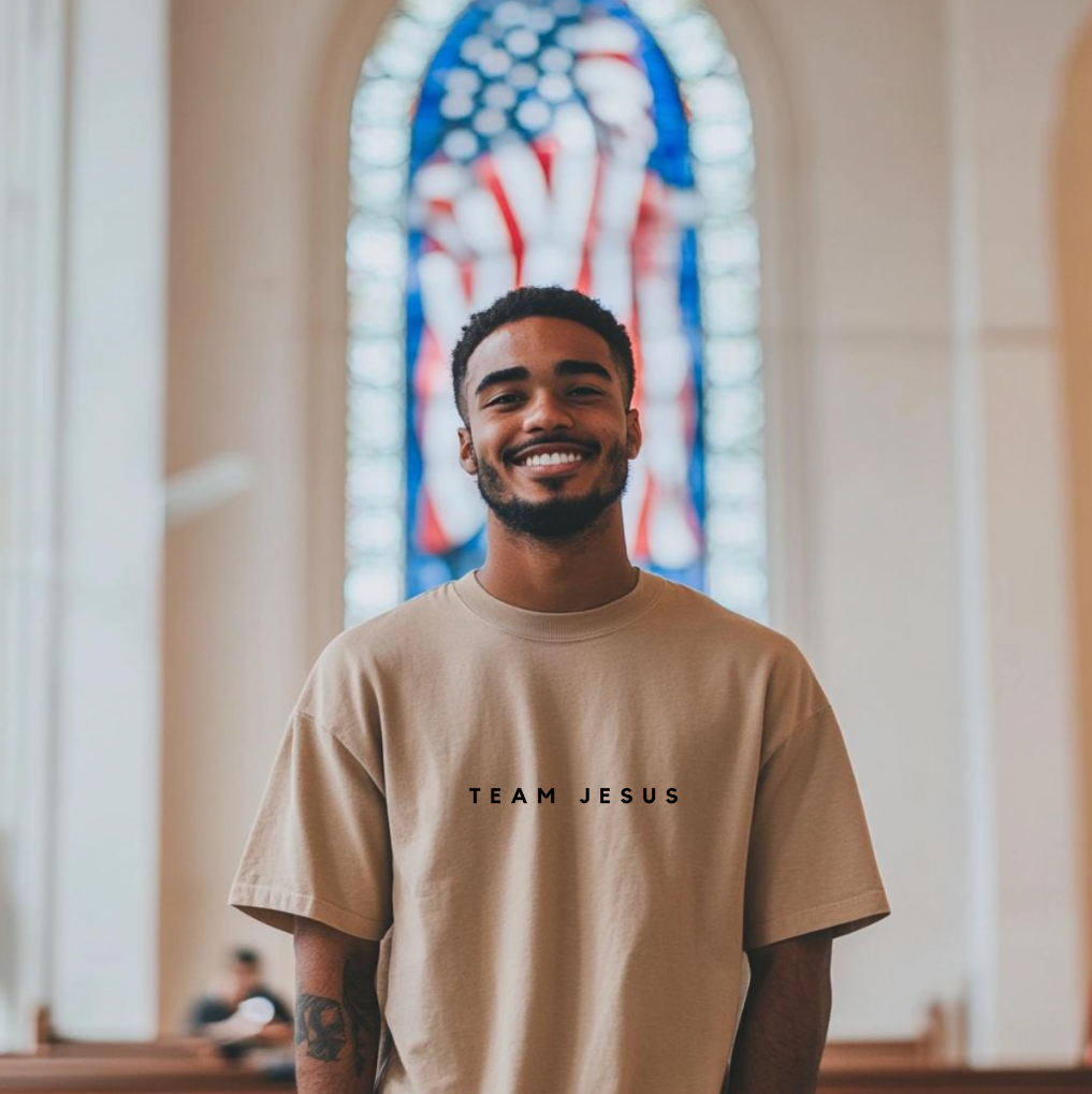 Team Jesus Black Logo Unisex T-shirt