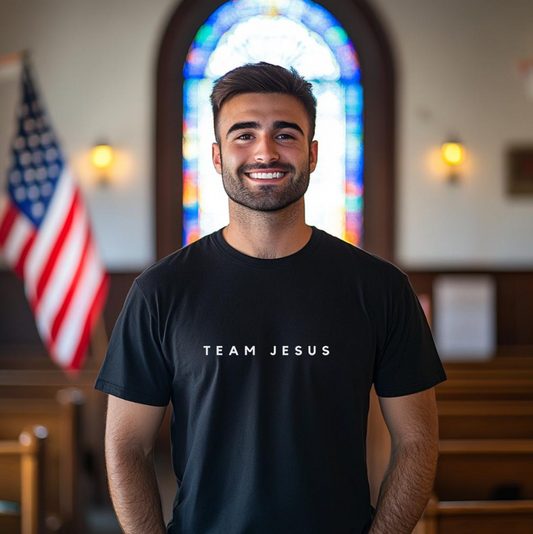 Team Jesus White Logo Unisex T-shirt